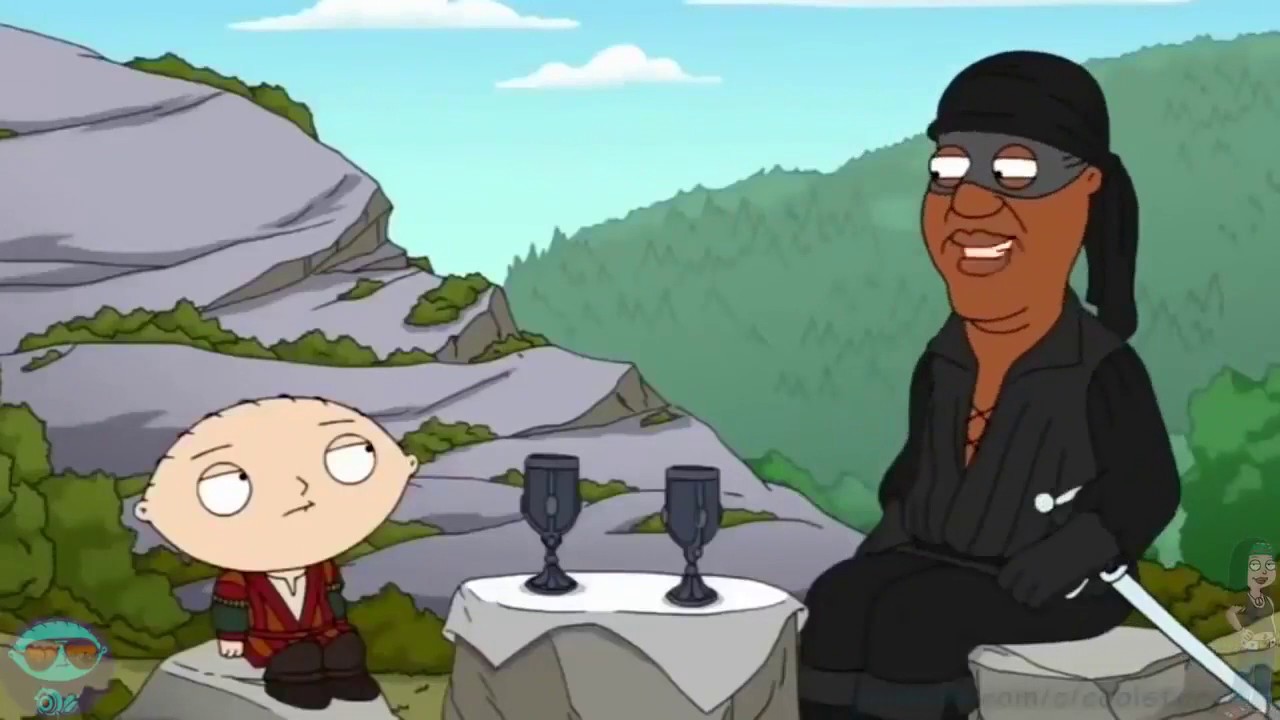 Famliy Guy - when Stewie was in the remake of Princess Bride With Bill Cosby