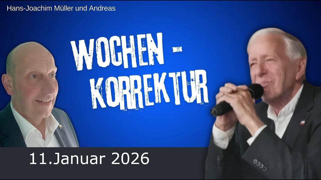 Wochenkorrektur 11 Januar 2026 mit HaJo und Andreas