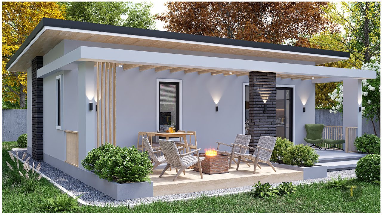 Small House Design | 6m x 9m with 2Bedroom | Simple life with your dream house
