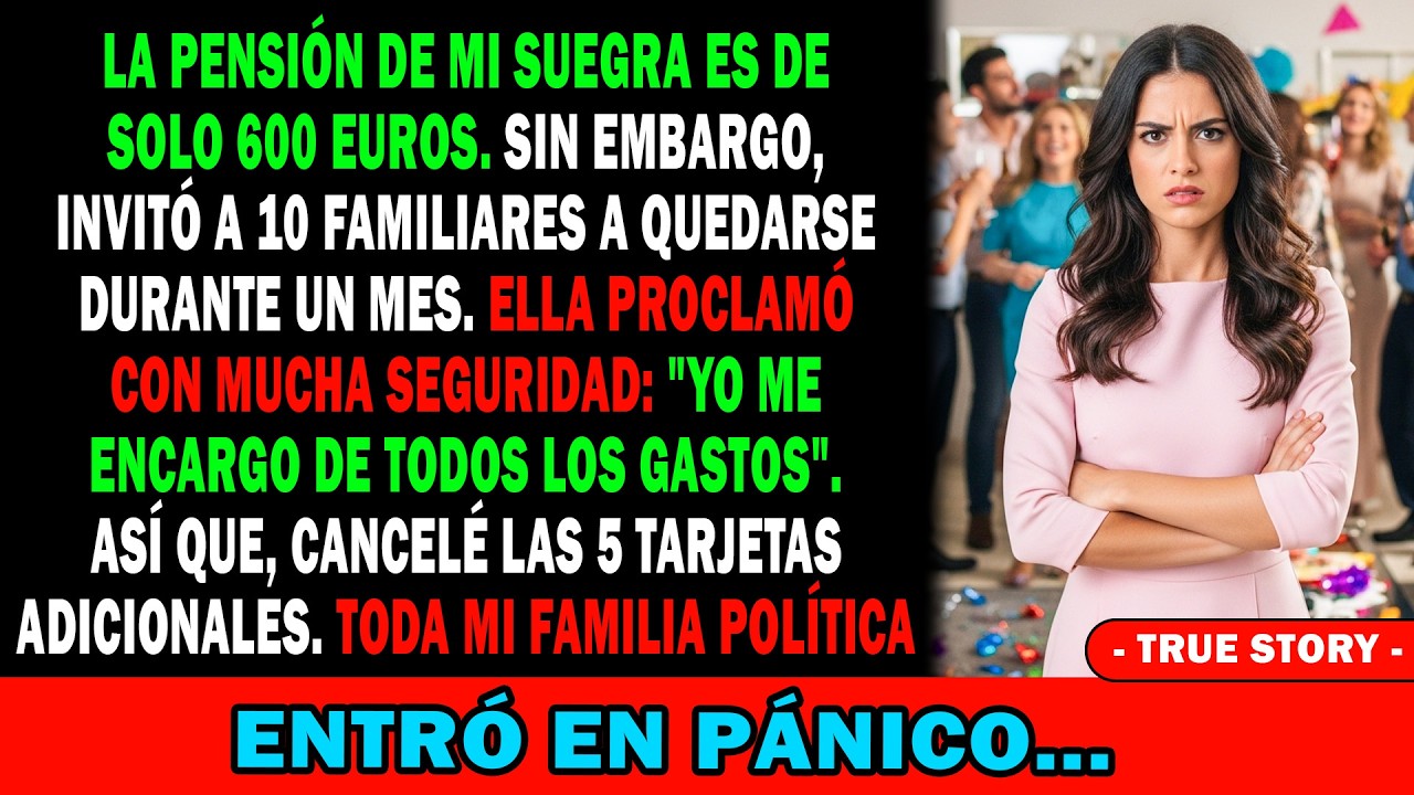 😏Mi Suegra (Pensión 600€) Invita A 10 Familiares 1 Mes😱 