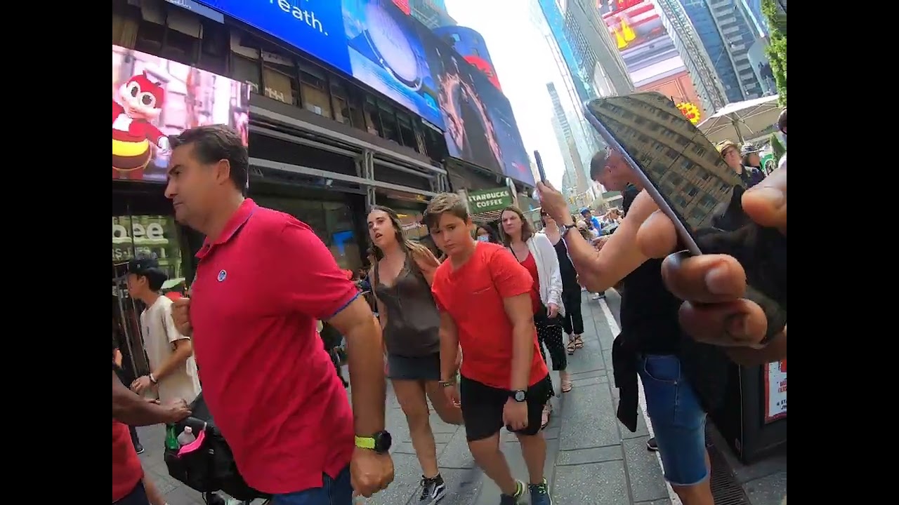 Outside Jollibee Times Square Rated #1 Chicken In America Part 3 of 3