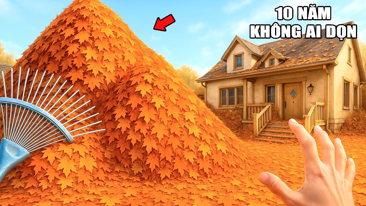 DỌN SẠCH ĐỐNG LÁ KHỔNG LỒ NÀY KHIẾN TÔI NỔI DA GÀ | Leaf it Alone