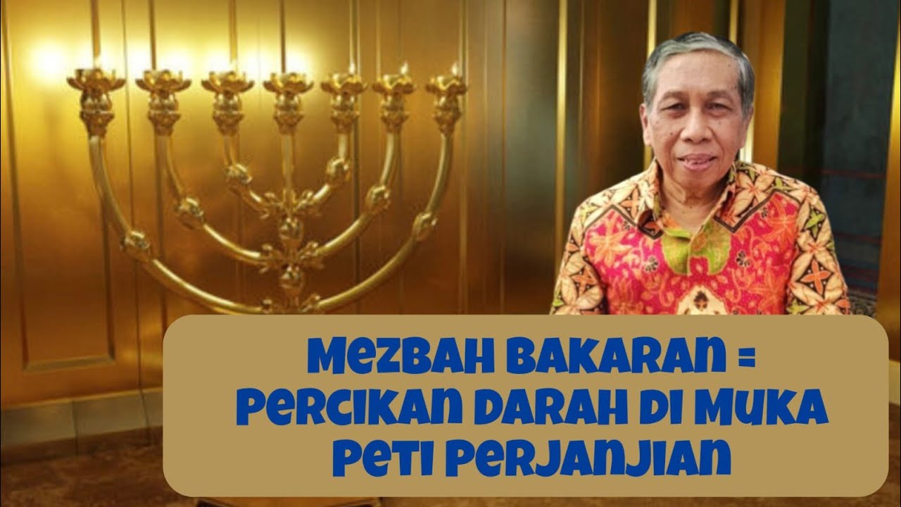 Mezbah Bakaran = Percikan Darah di muka Peti Perjanjian