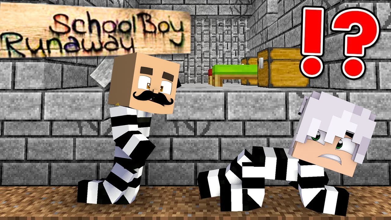 როგორ გავექეცით ციხიდან! - Schoolboy Runaway Minecraft Part 19