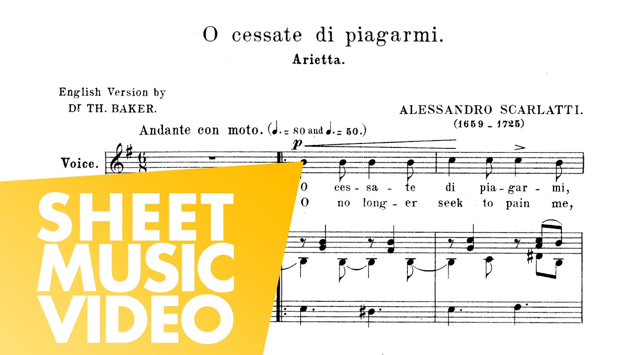 O cessate di piagarmi - Cecilia Bartoli - Scarlatti