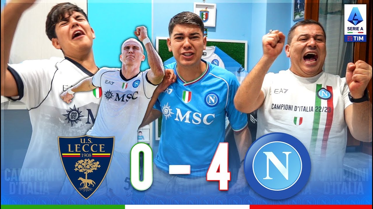 RITORNATI!! LECCE-NAPOLI 0-4 | LIVE REACTION NAPOLETANI