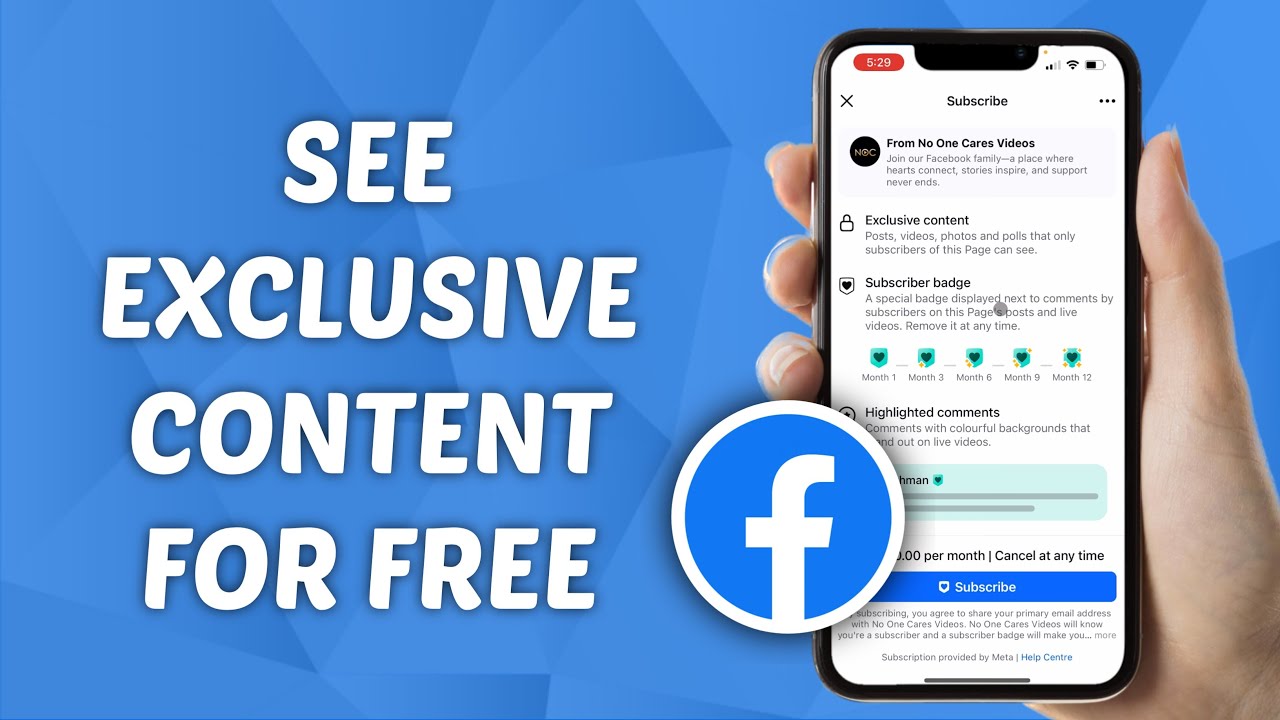 How to See Exclusive Content for FREE on Facebook