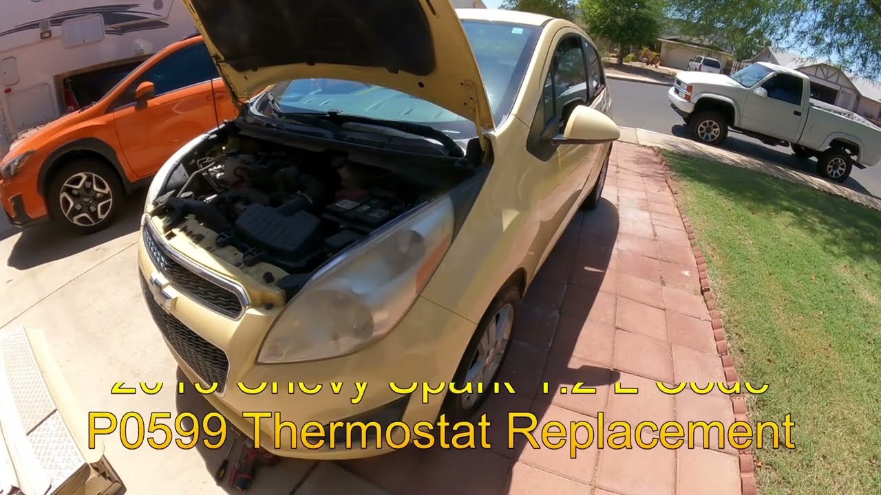 2013 Chevy Spark 1 2L Code P0599 Thermostat Replacement