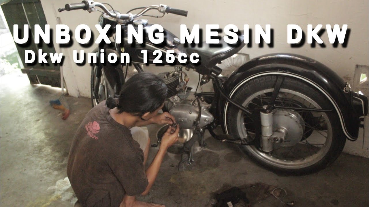 BONGKAR MESIN DKW UNION DIRUMAH‼️ - DKW UNION RT 125 1956