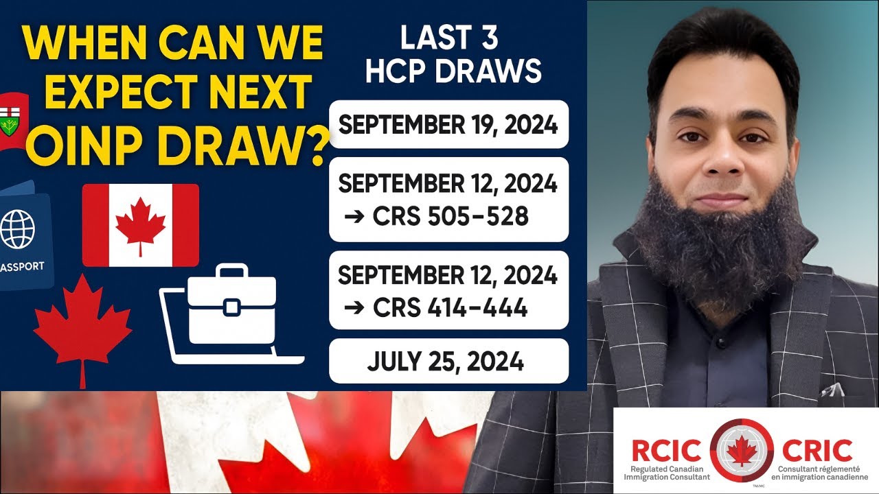 OINP&nbsp;Human Capital Priorities&nbsp; Draw Update 2025&nbsp;| Next Draw Prediction | Canada Immigration Updates
