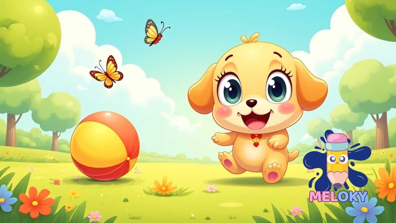 🐾🐶 Música Infantil Educativa | Cachorrinho Brincalhão 🌈 Canções Infantis