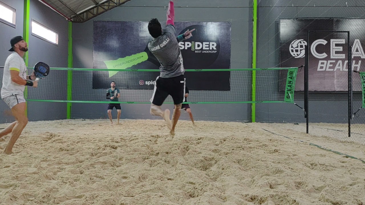 Beach Tennis - Treino Pró 2021 - SpinGo Balneário - Nacho Guedez e André Guelli X Poffo e Gui Trilha