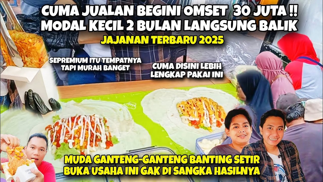 OMSET TEMBUS 30 JUTA CUMA 2 BULAN LANGSUNG BALIK MODAL,IDE JUALAN PALING LARIS LUMPIA BEEF LUMER