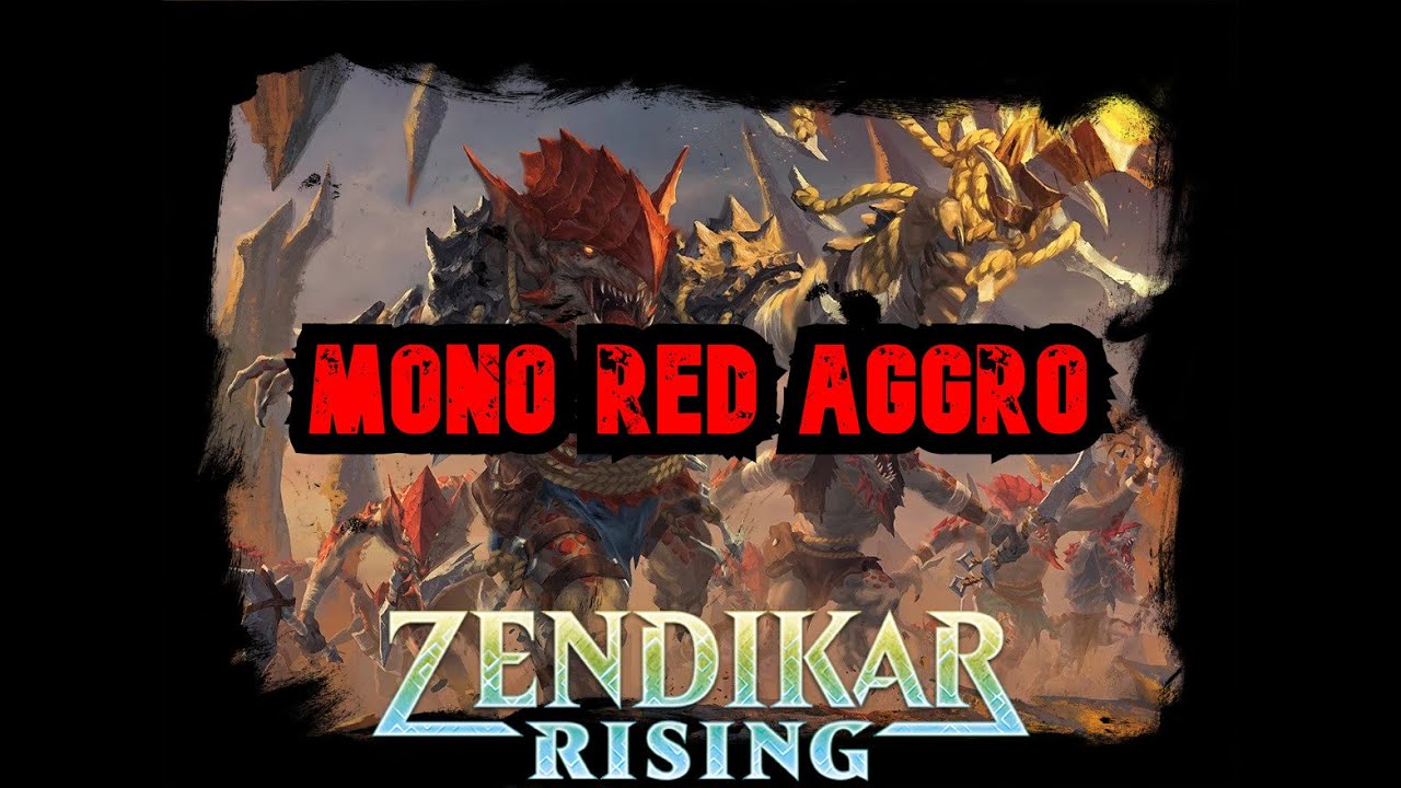 😡 Mono Red Aggro 😡 MTG Arena | ZNR | Standard Ranked Bo3