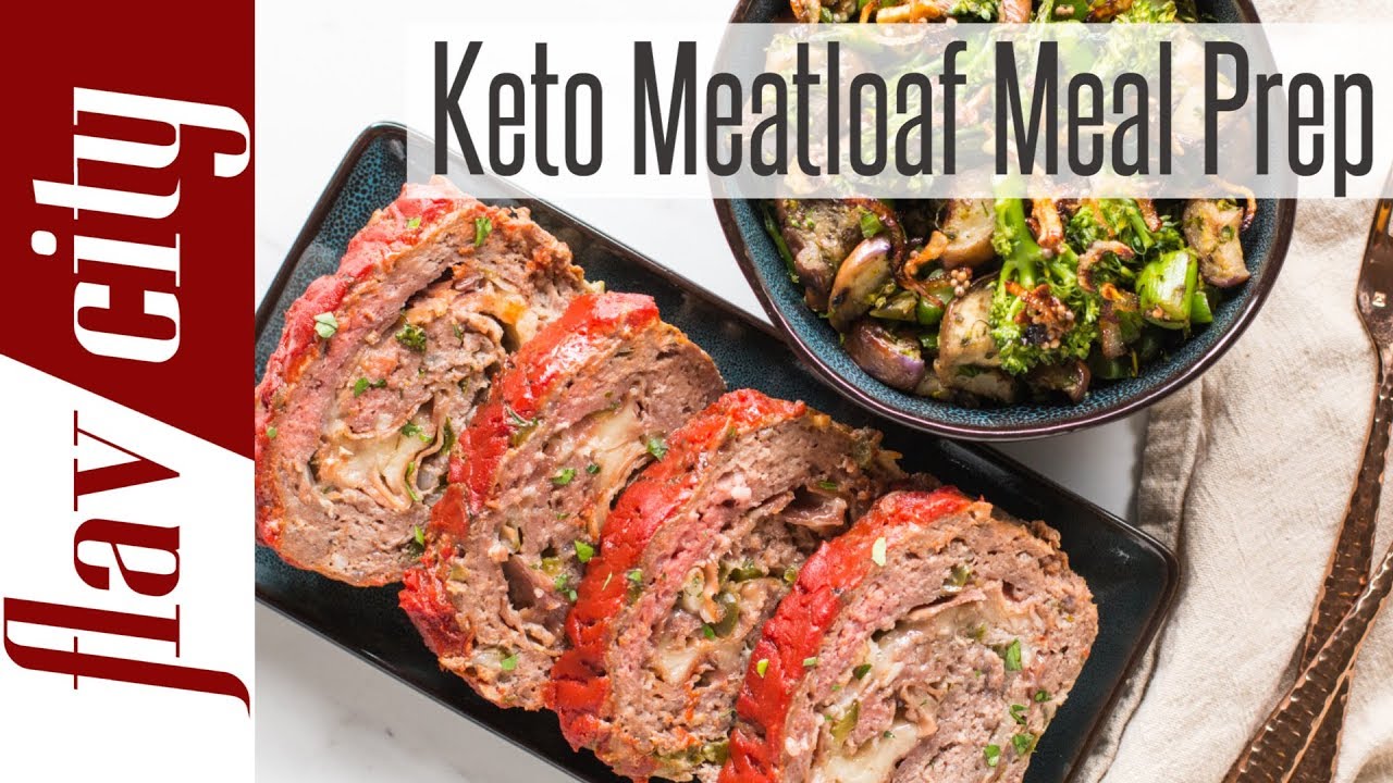 Low Carb Meat Loaf Recipe - Keto Diet Meal Prep For The Week