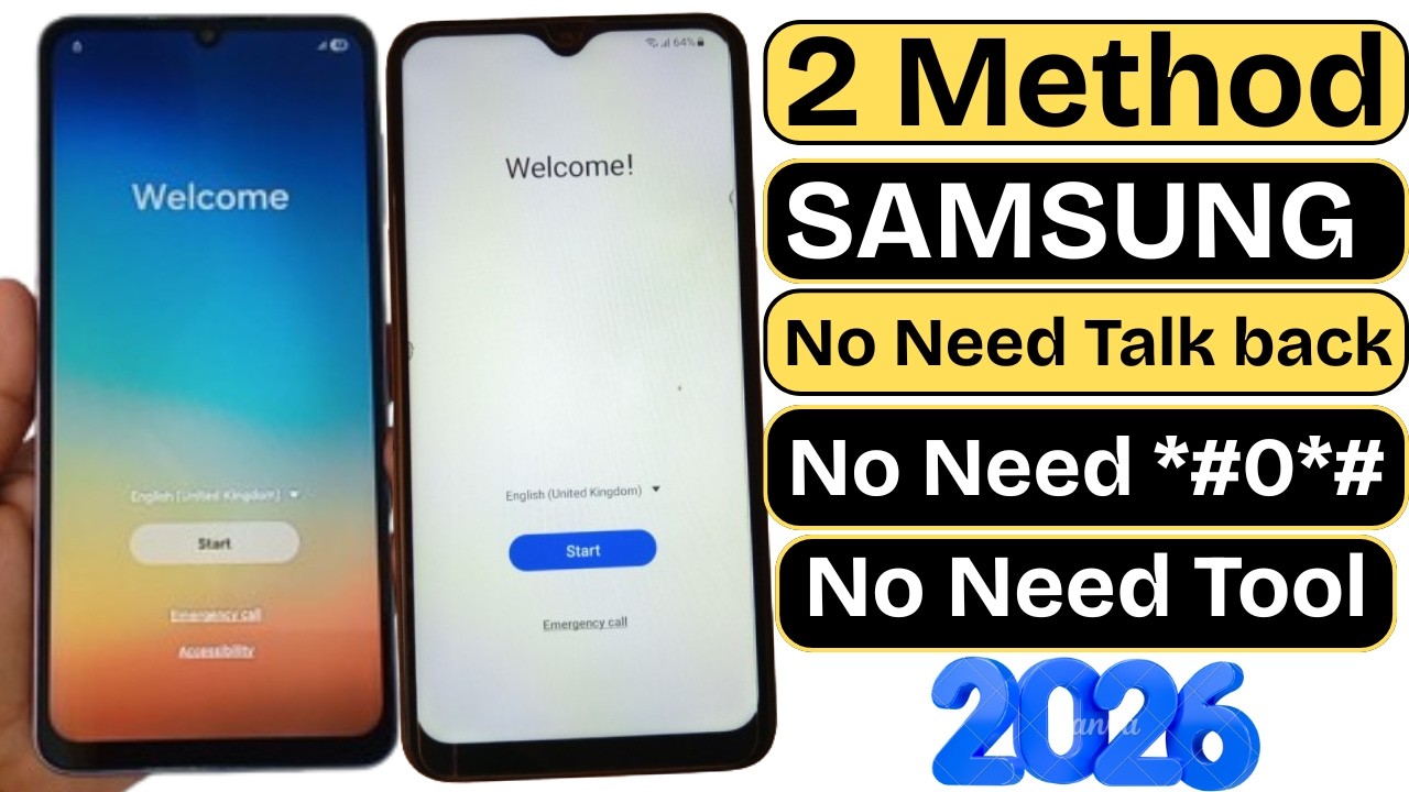 All Samsung Frp Bypass 2026 Android 14-13 || No Need Tool - No Need PC - No Need TalkBack