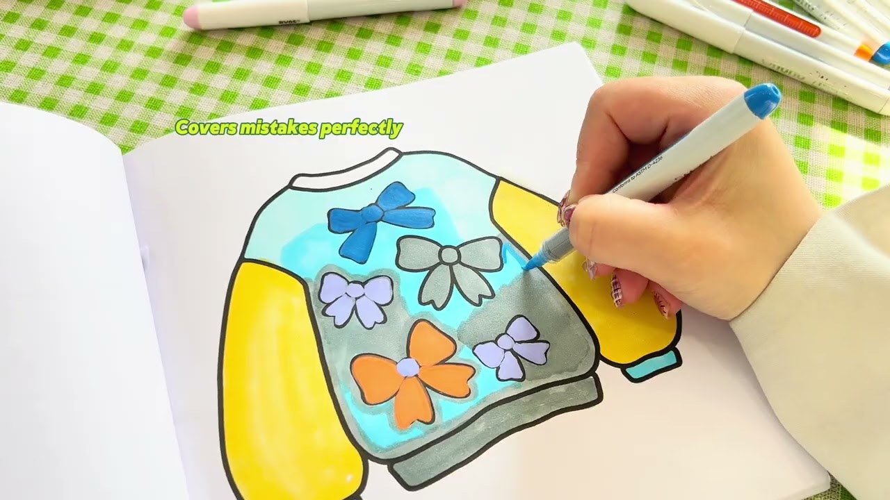 Smooth blending for stress-free coloring time #ohuhupaintmarker  #ohuhumarkers #ohuhu #cozyvibes  