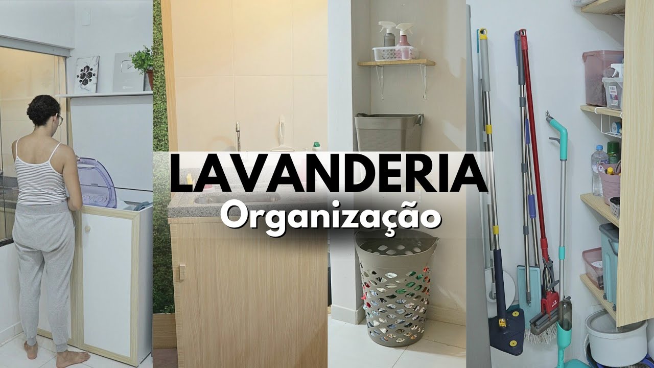 DICAS PARA ORGANIZAR LAVANDERIA / PRODUTOS DE LIMPEZA / MOPS