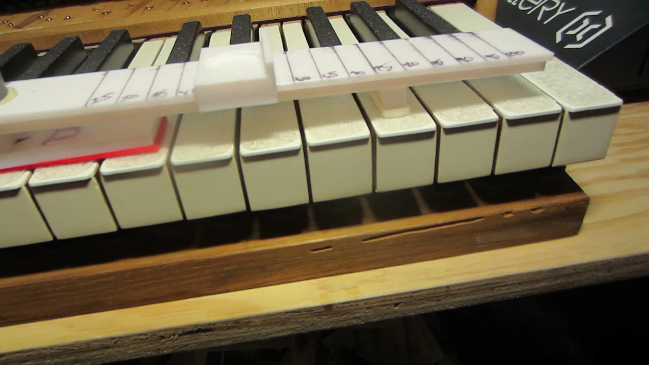 Problems with piano key weight