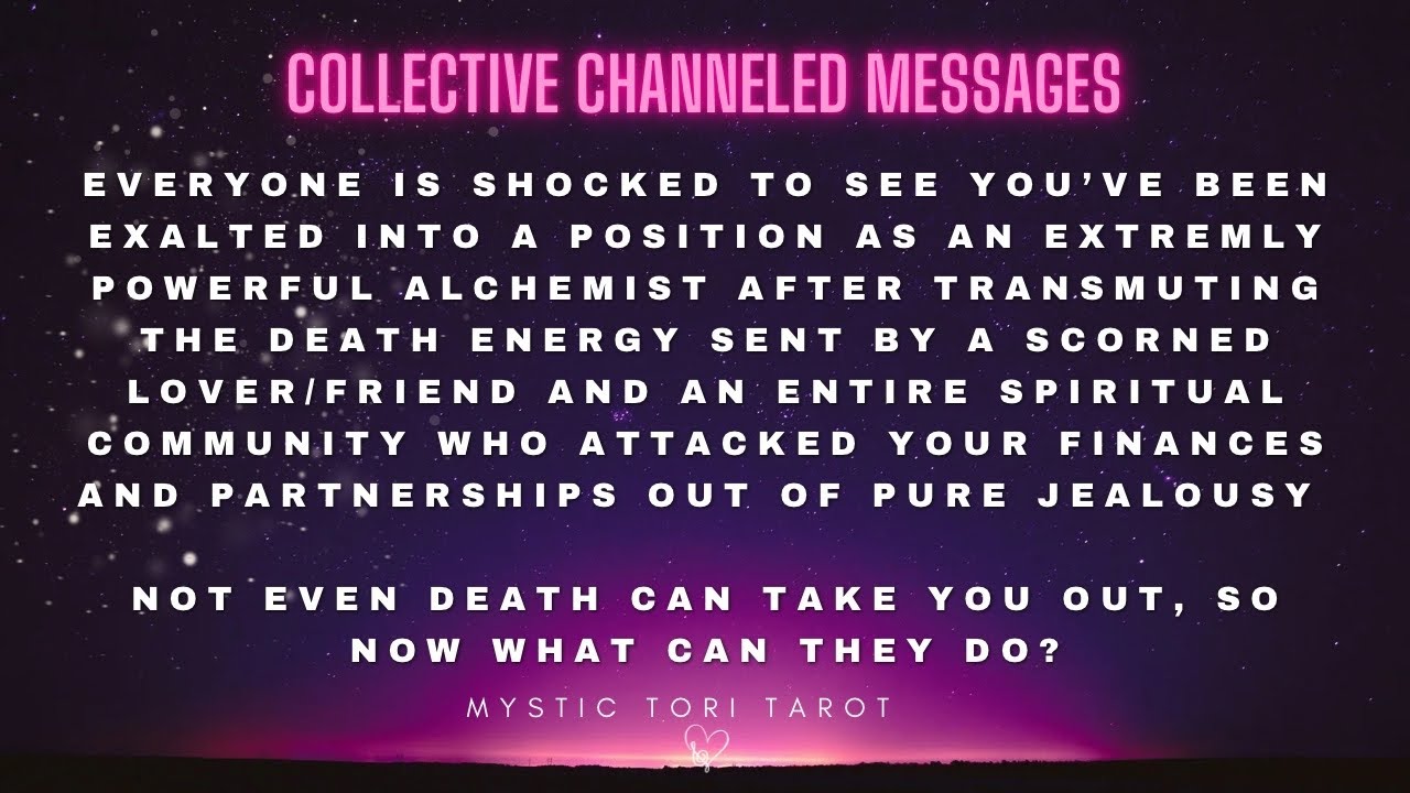 🔮A PROPHETIC ALCHEMIST TRANSMUTED THE DEATH ENERGY SENT BY AN ENTIRE DARK COMMUNITY💫