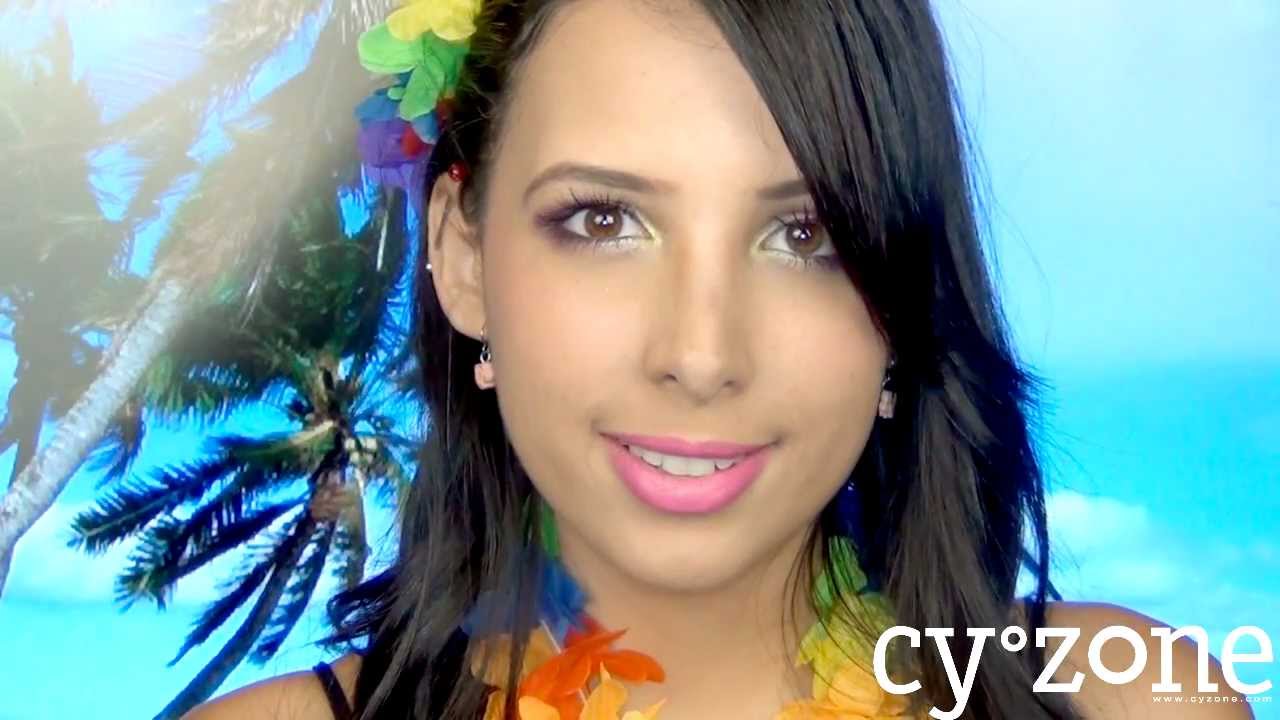 Cy Make Up Tutoriales - Look Hawaiano