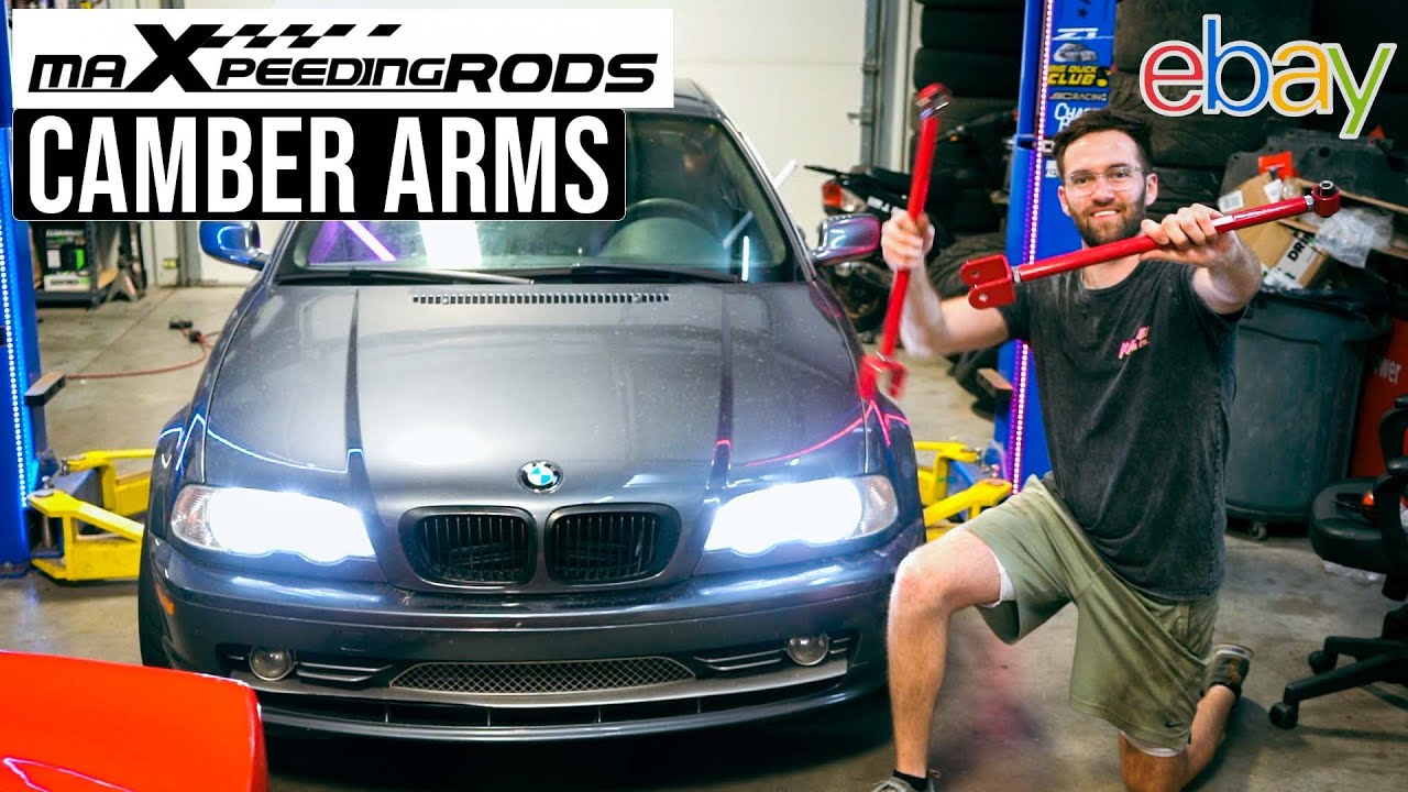 Установка развала/рычага управления E46 на EBAY! Maxpeeding Rods! Обзор, эпизод 4