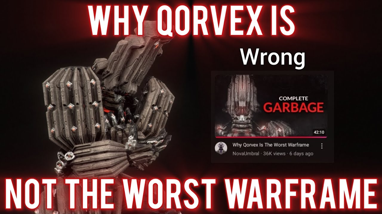 Warframe | Why Qorvex Is NOT The Worst Warframe
