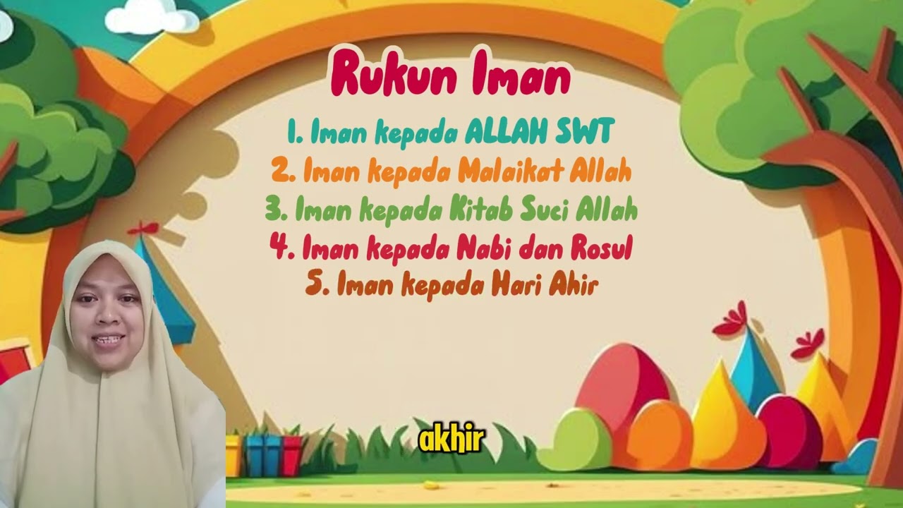 Materi Pendidikan Agama Islam Rukun Iman TK Islam Plus Darussalamah Kec Bawen Kab Semarang🥰