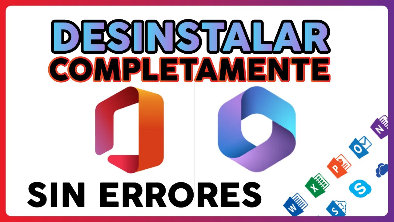 DESINSTALAR CUALQUIER VERSION DE Office por COMPLETO  2023