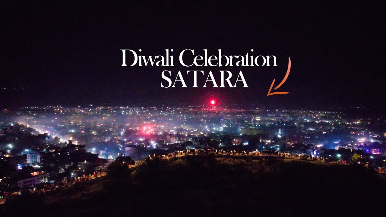 Satara Diwali Status | Drone Shoot | 2022 ft. Sherken Vlog