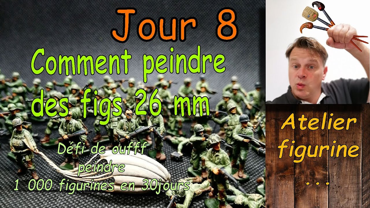 peindre des figurines au 1/72 de la seconde guerre mondiale