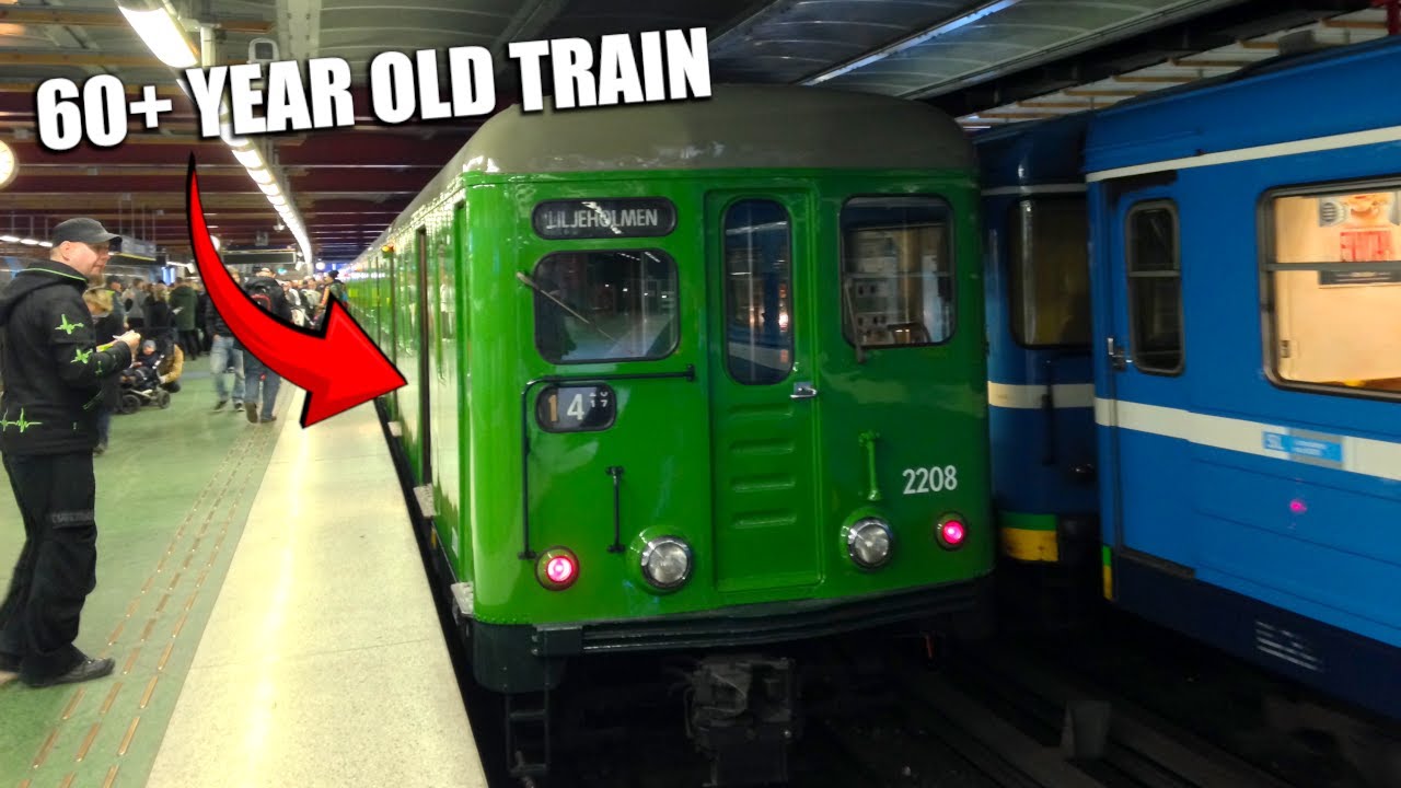 Vintage Beauty: Rare C2/C3 Metro Train - Stockholm's Hidden Gem