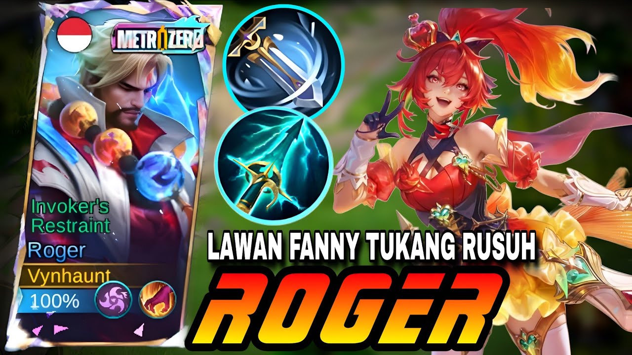 BEGINI CARA LAWAN FANNY SI TUKANG RUSUH‼️BUILD DAN EMBLEM HYPER ROGER 2025