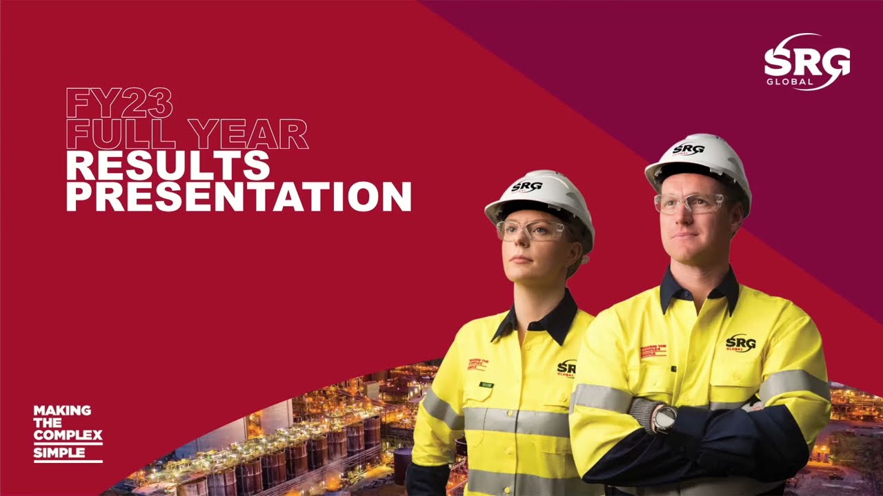 SRG Global FY23 Full Year Results Investor Briefing