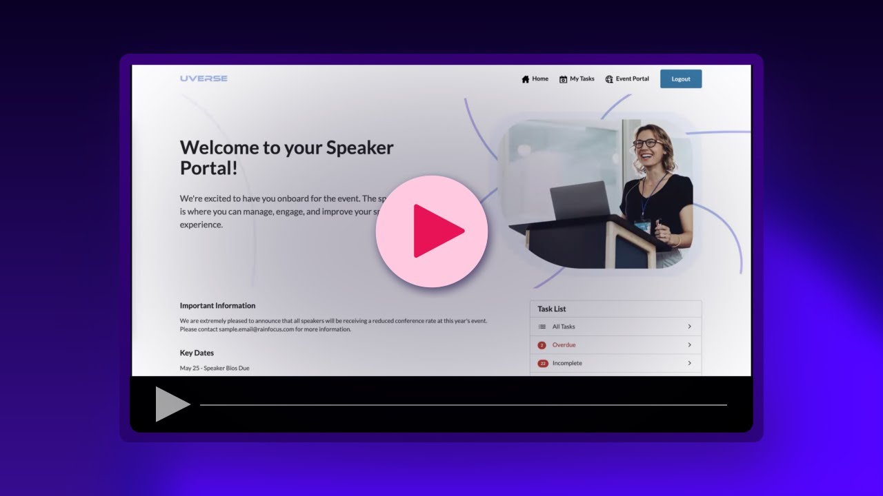 RainFocus Content and Speaker Management: From Submission to Stage