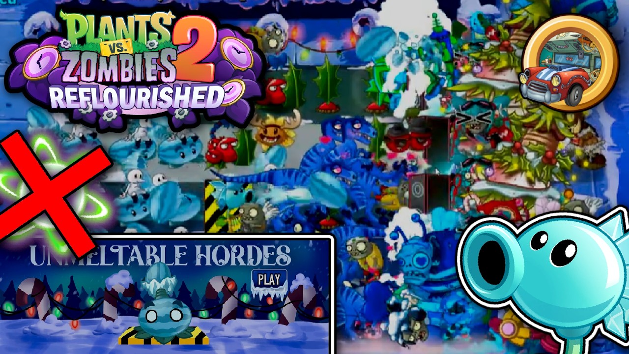 Unmeltable Hordes.exe (No Plant Food) | PvZ2: Reflourished (1.4.1) | Custom Penny's Challenge