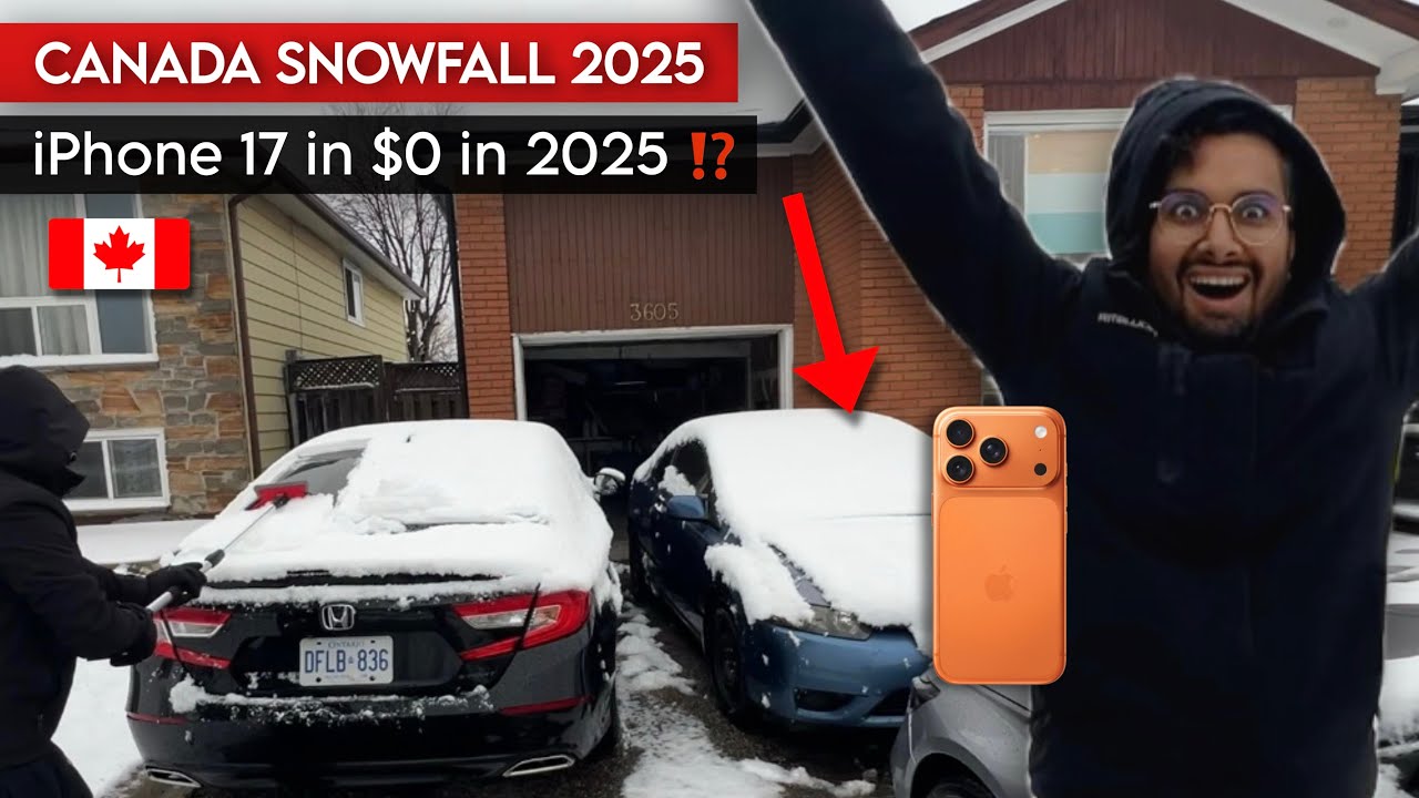 🇨🇦 Canada Snowfall ❄️ iPhone in $0 in 2025 ⁉️