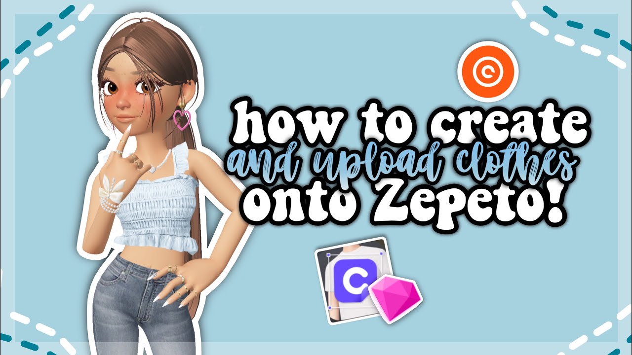 How to CREATE and UPLOAD clothing on Zepeto! (step by step tutorial)