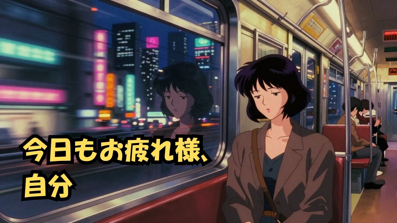 【作業用BGM】帰宅ラッシュの喧騒を消す。一瞬で自分を取り戻す 80's シティポップ (84min)