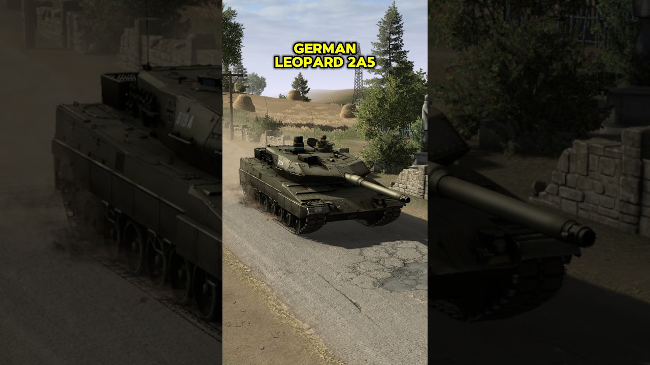 German Leopard 2A5 Tank 💥 #warthunder #calltoarms #menofwar
