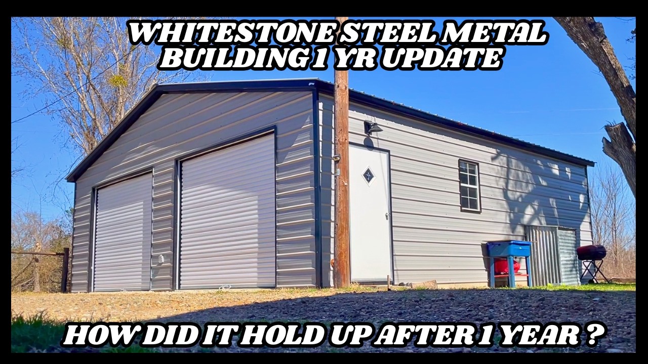 Честный отзыв — обновление металлического здания от Whitestone Steel спустя 1 год.