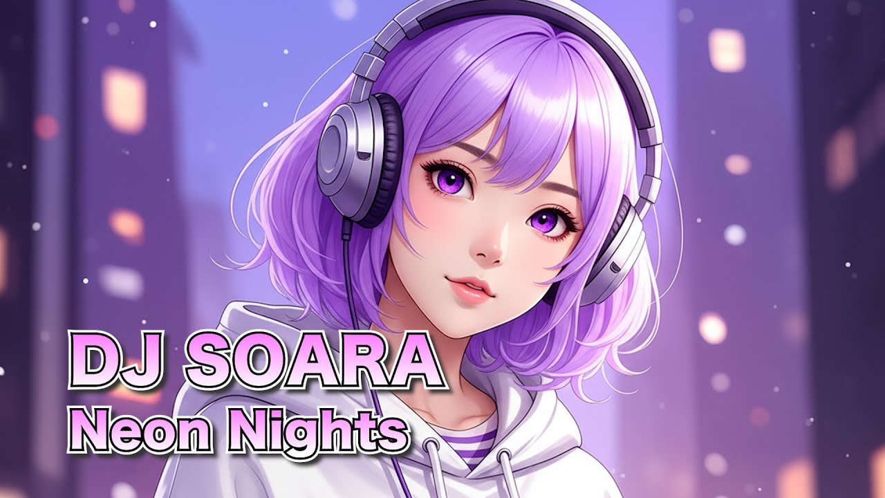 DJ SOARA Techno Music Track 10 -  Neon Night  (  Minimal Tech Electro )  そあら テクノ ミュージック