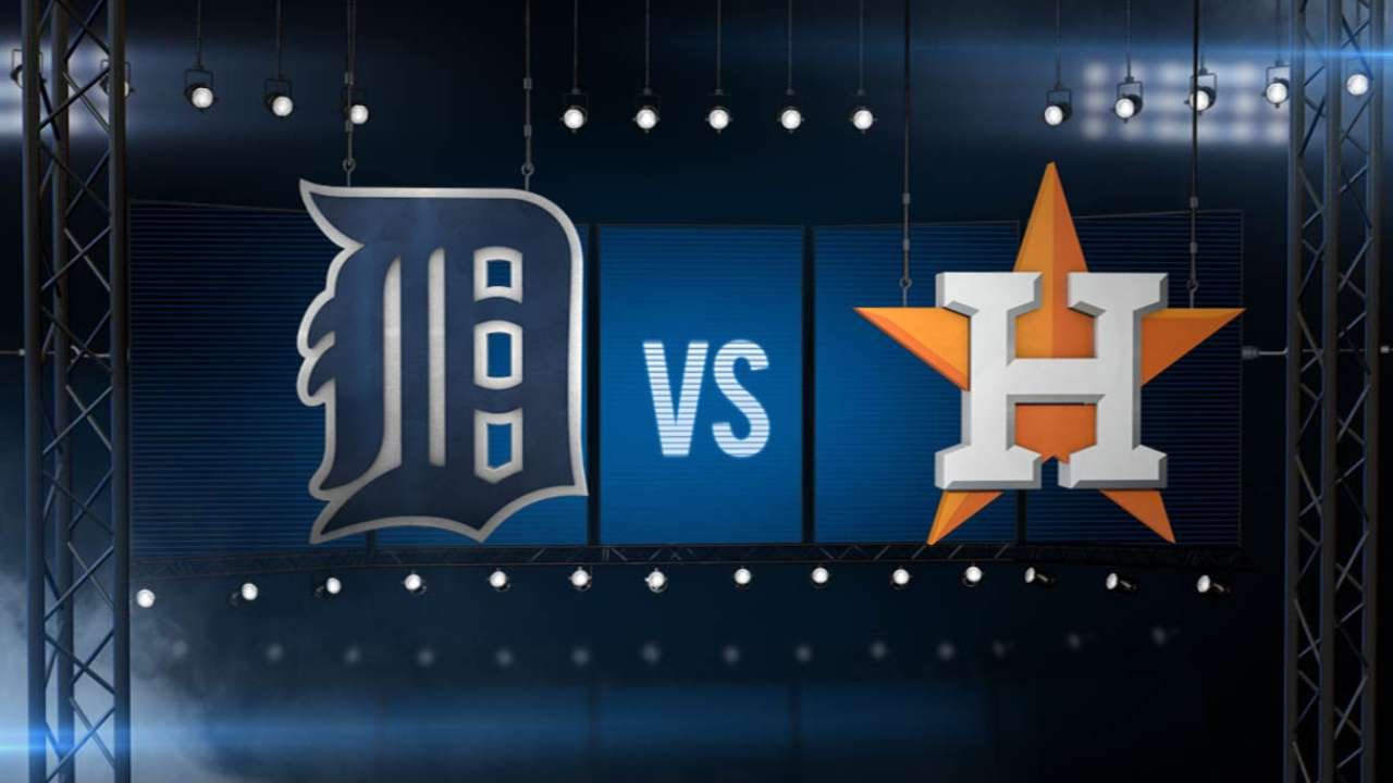 4/17/16: Altuve's three RBIs lead Astros over Tigers