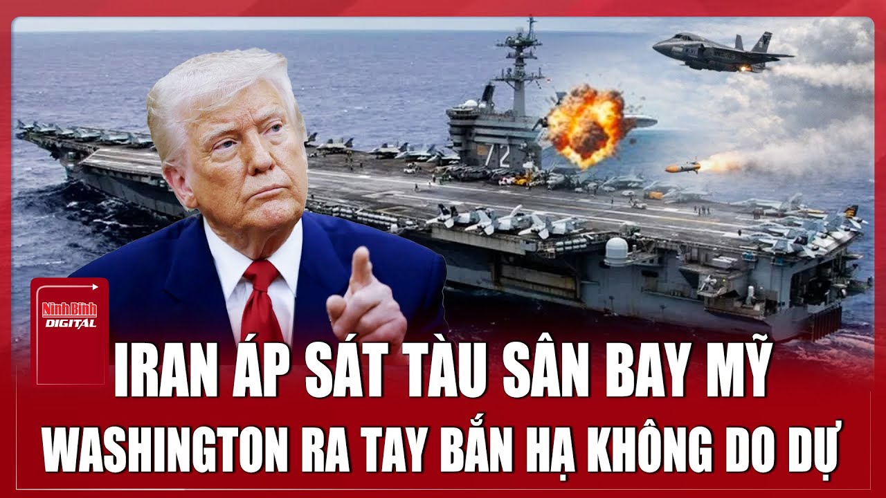 UAV Iran áp sát hung hăng tàu sân bay USS Abraham Lincoln, Mỹ ra tay bắn hạ không do dự