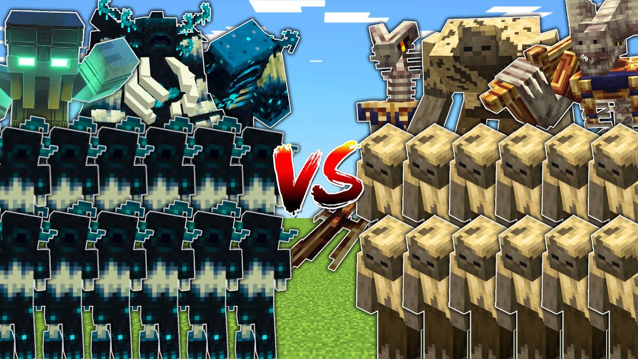WARDENS vs DESERT MOBS in Mob Battle