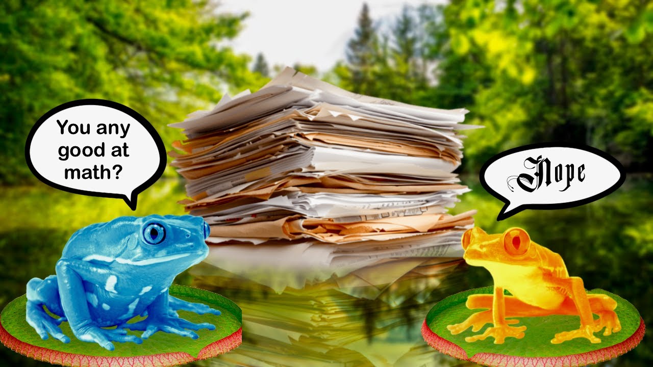 This is a game about Frogs and Fractions