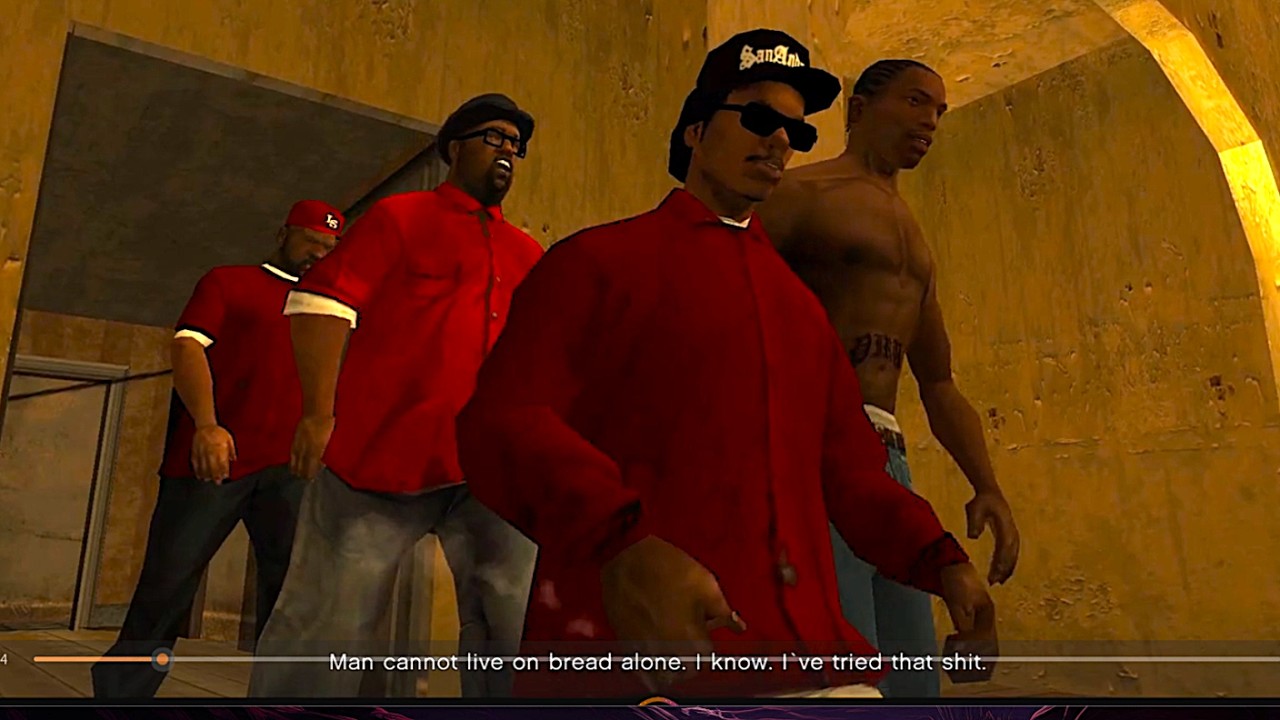 GTA San Andreas Bloods vs Crips missions 'Drive Thru' gang mods