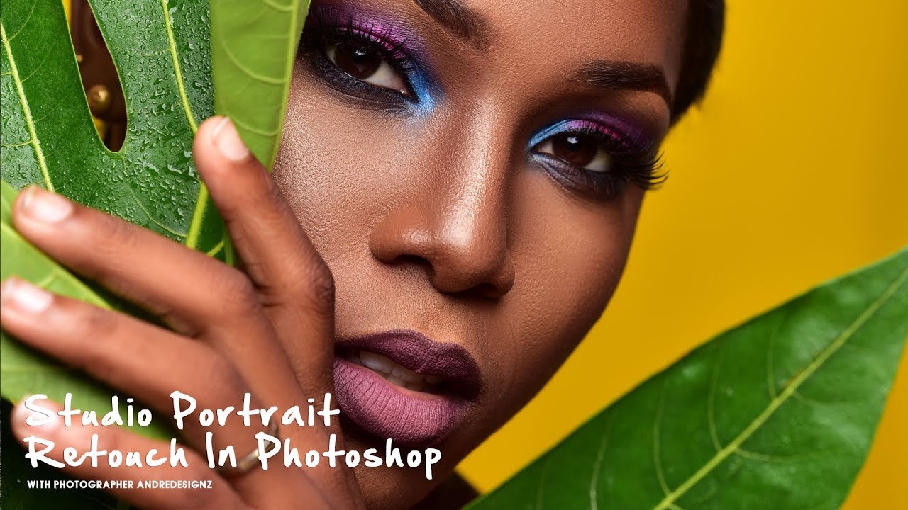 Studio Portrait Retouch In Photoshop #andredesignz