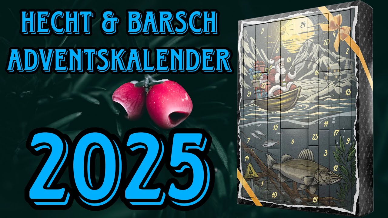 Hecht & Barsch Adventskalender 2025 🎣 UNBOXING Lohnt sich der Angel-Kalender wirklich?