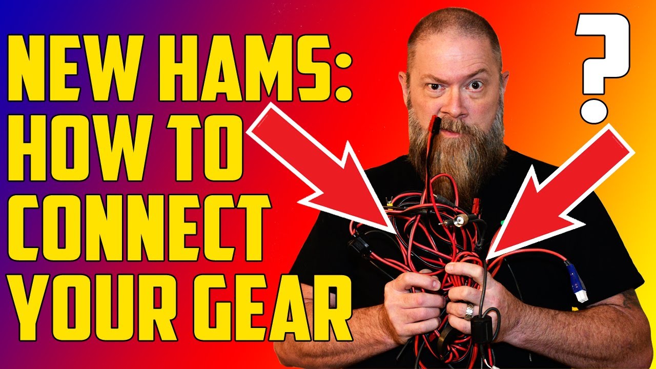 For New Ham Radio Operators:  How to hook up your ham radio gear #mnhr
